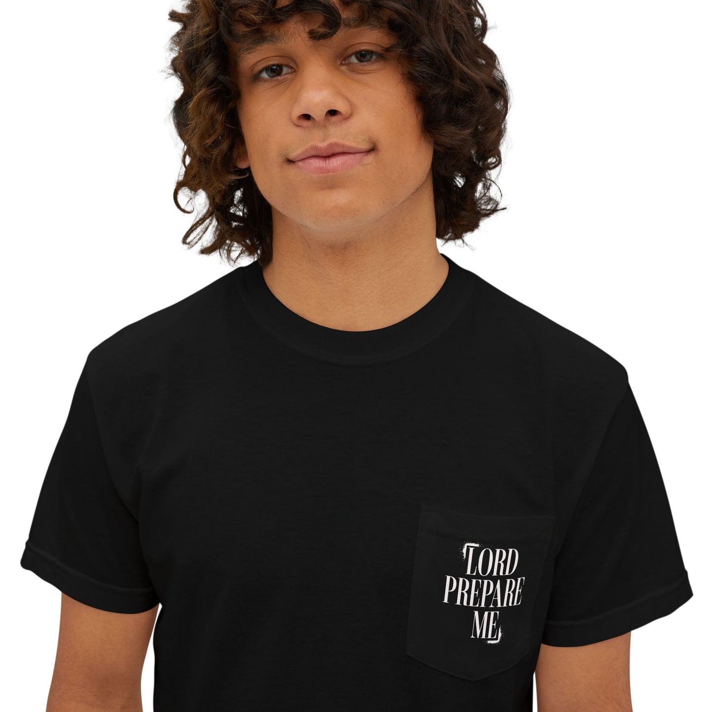 GOD BLESS No Drugs Pocket -'Lord Prepare Me!' Art Tee Premium Unisex