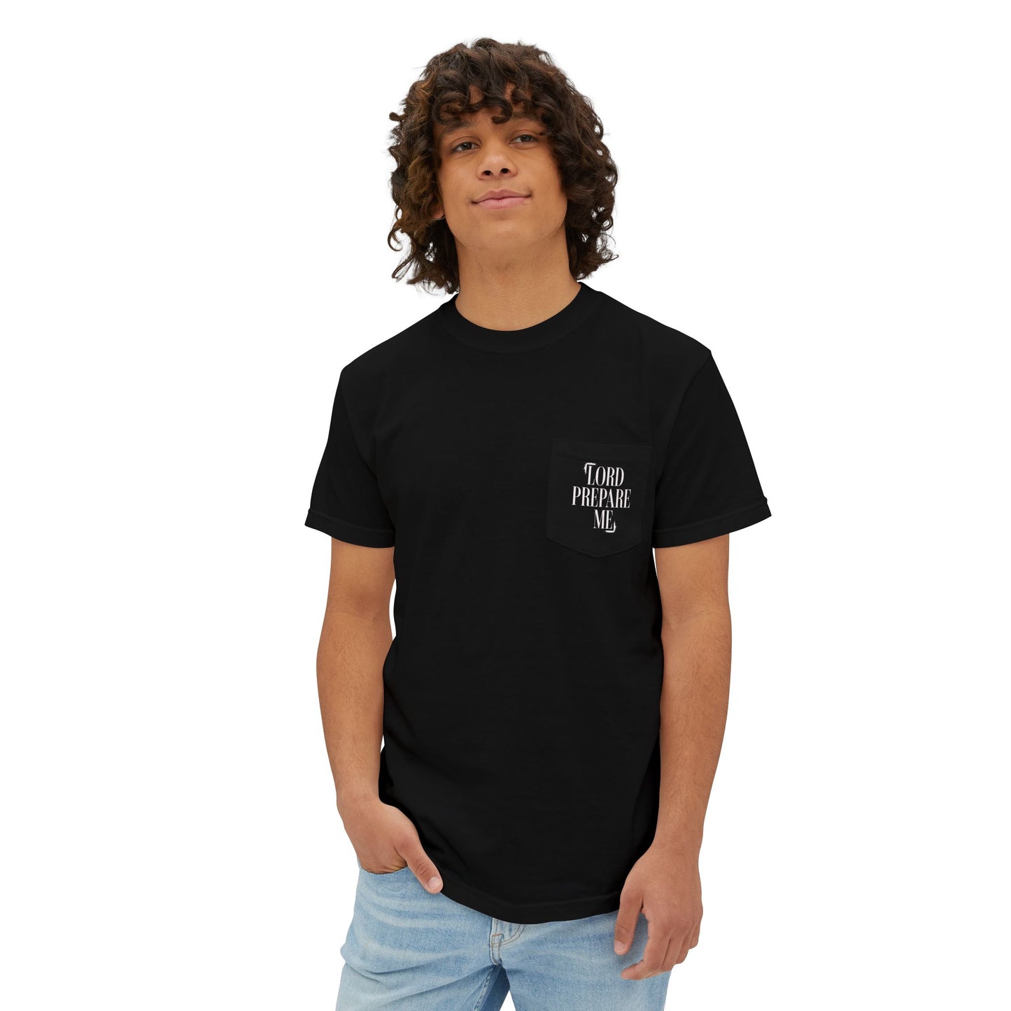 GOD BLESS No Drugs Pocket -'Lord Prepare Me!' Art Tee Premium Unisex